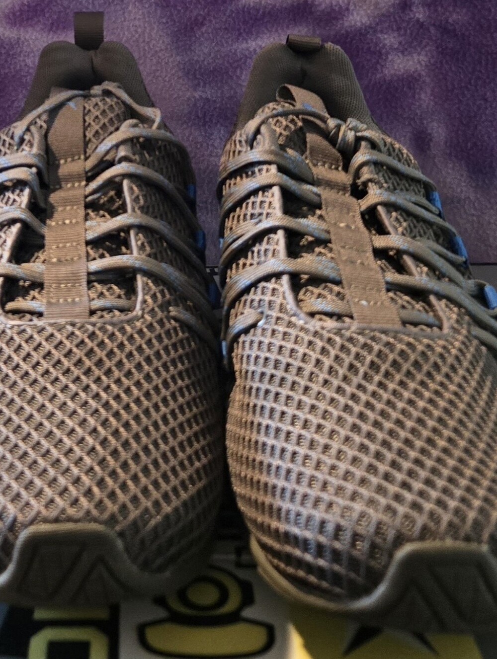 Puma Men's Olive Green Mesh Athletic Sneakers